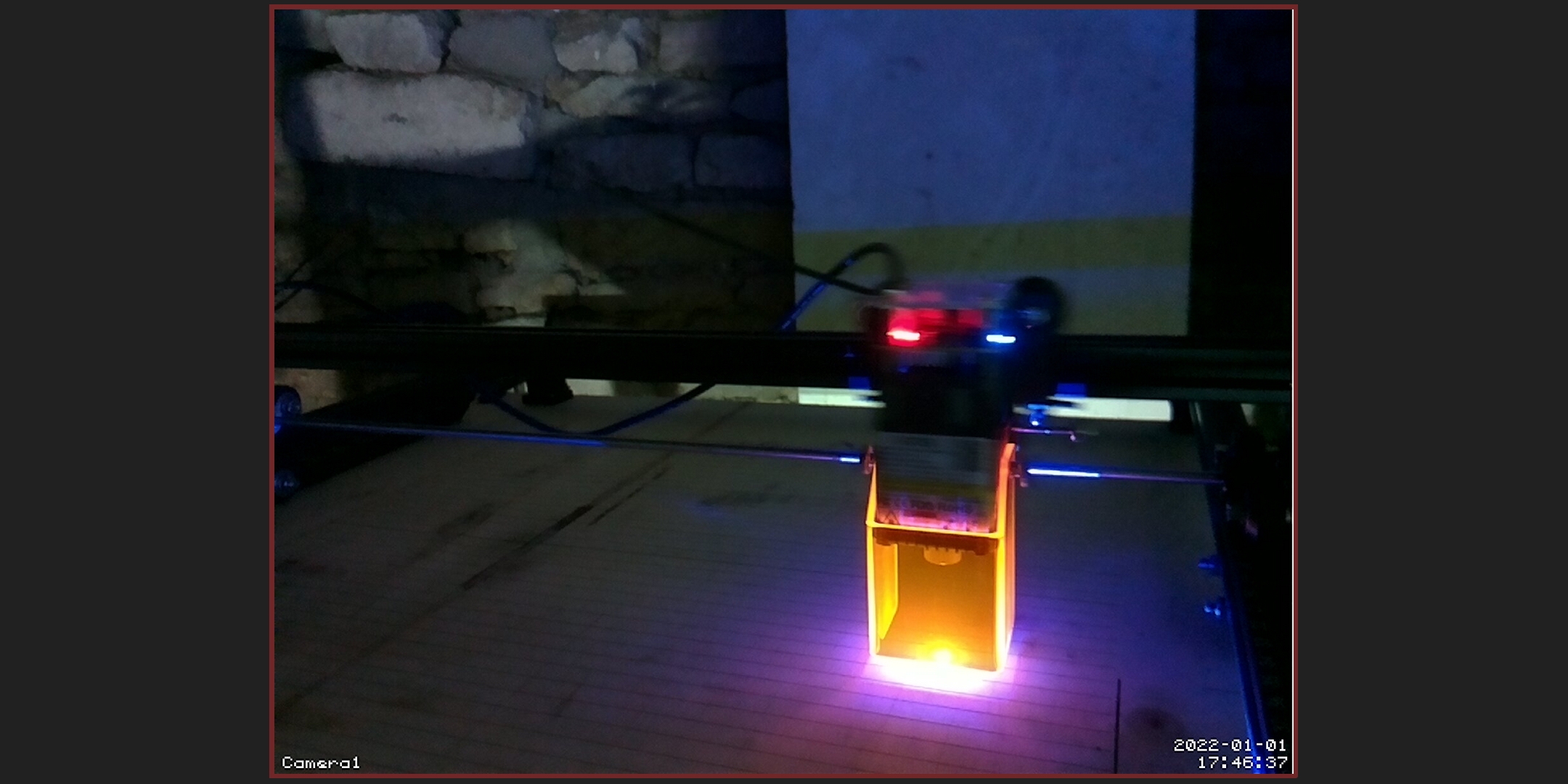 Grille pour graveur laser