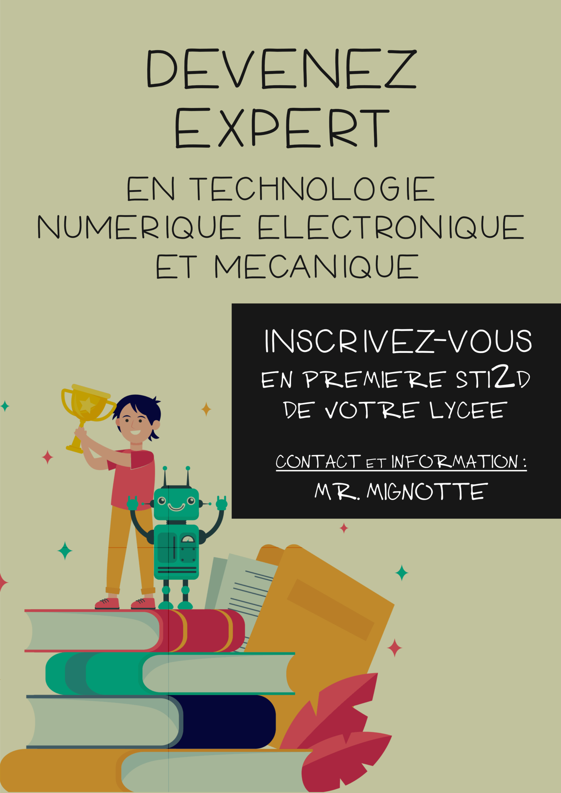 Devenez expert en technologie numérique, électronique et mécanique